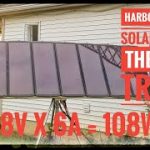 Video: Harbor Freight 100 watt solar kit – The Real Truth